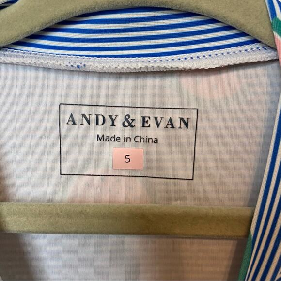 Andy & Evan kids watermelon print swim shirt size 5 - Picture 4 of 6